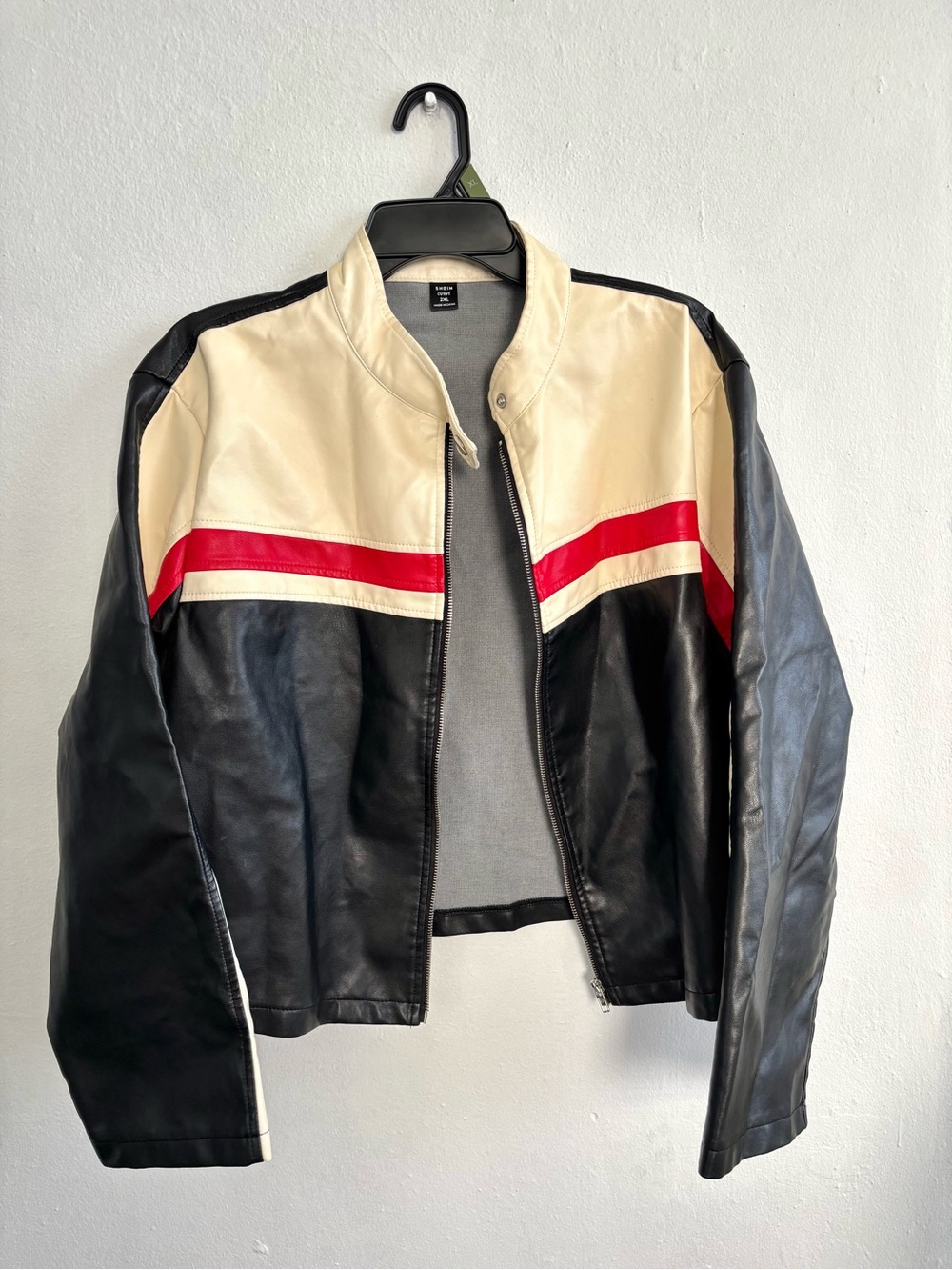 Leather Racing Jacket.